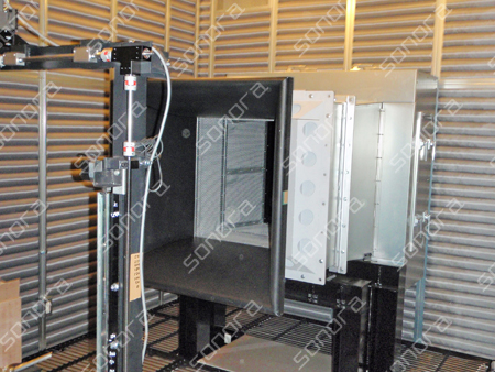 soundproofing inspection room for wind tunnel experiments