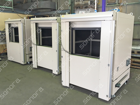 auto-door soundproof inspection box